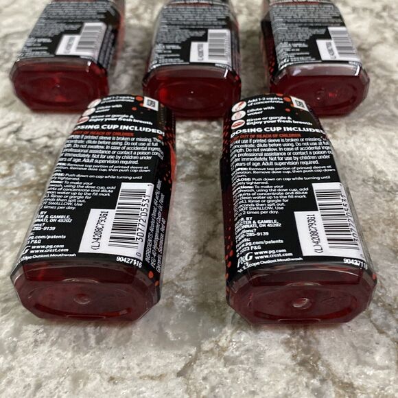 5 PACK Scope Squeez Mouthwash Concentrate, Cinnamint, 50mL Bottle - Picture 9 of 10